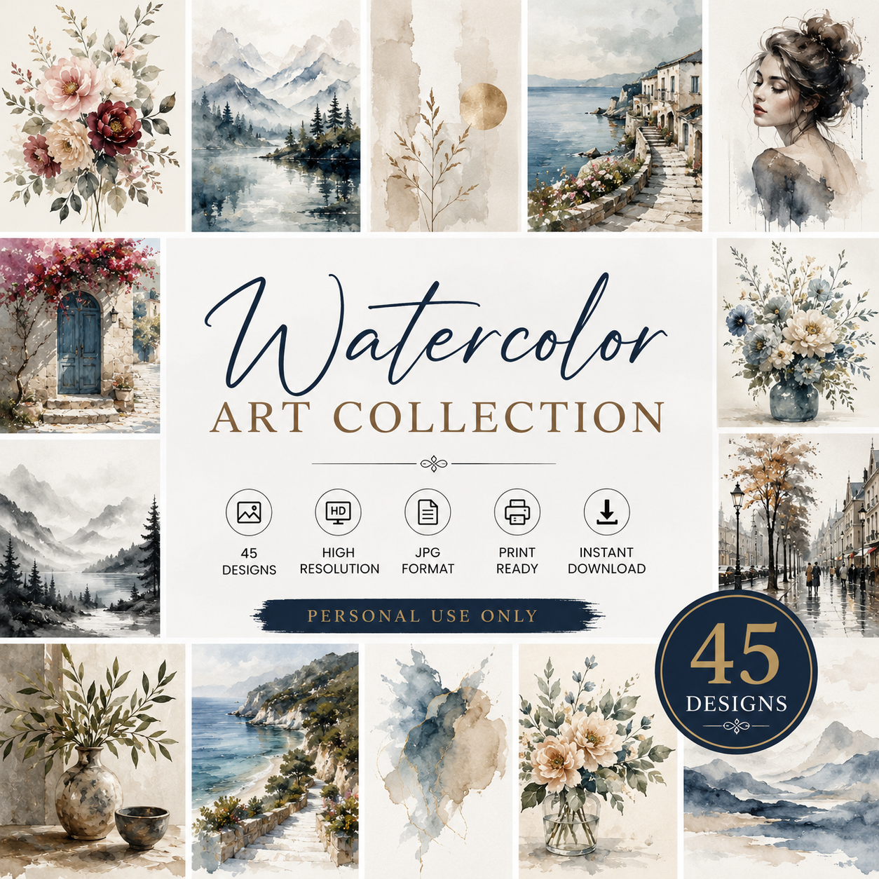 Watercolor Art Collection