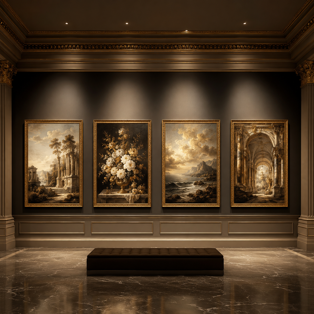 Museum Style Art Collection